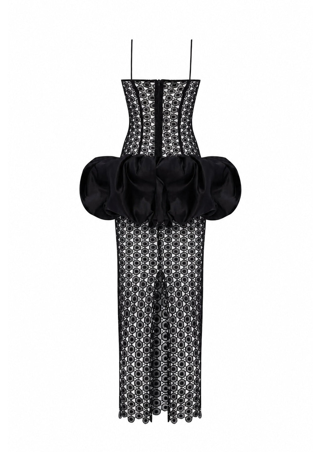 Baxter Balloon Dress In Black