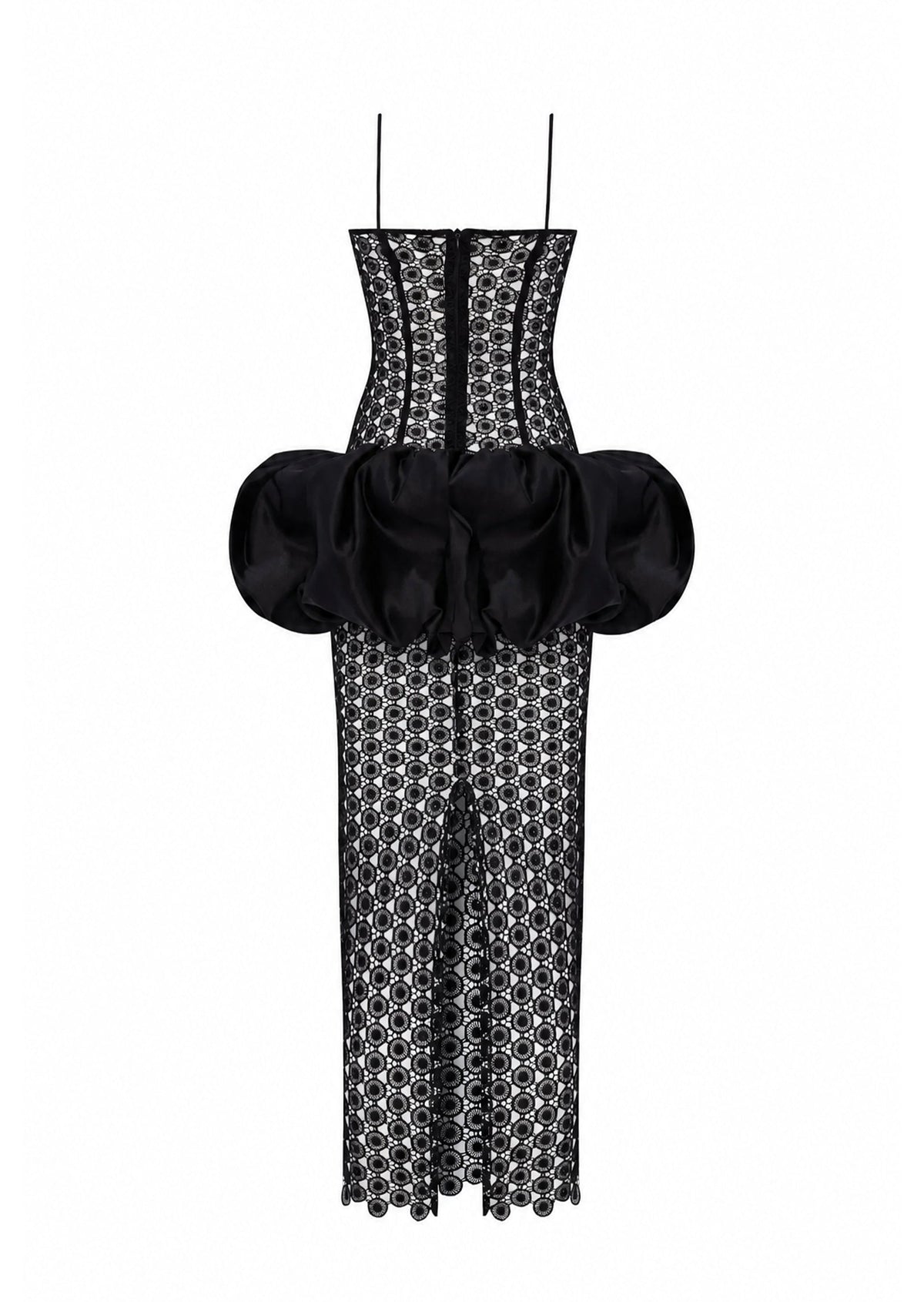Baxter Balloon Dress In Black