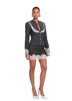 Taariq Suit Jacket & Skirt Lace Set