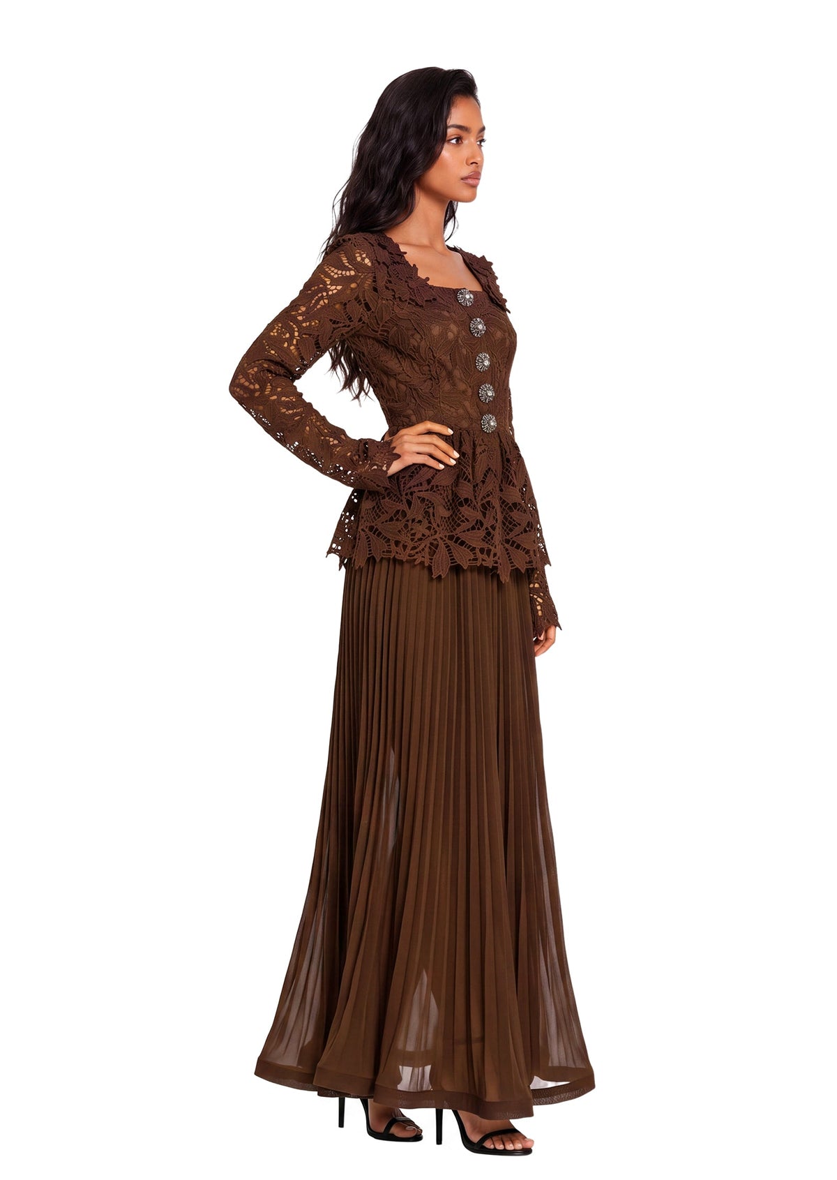 Lainey Long Sleeved Top & Skirt Set