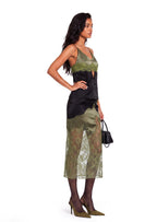 Wanda V Neck Lace Camisole Skirt Set