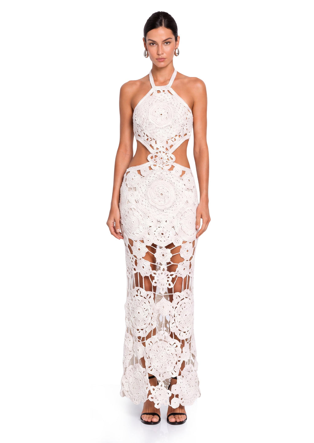 Babette Sleeveless Halter Neck Maxi Dress