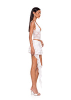 Tadashi Sleeveless Top And Skirt Lace Set In White