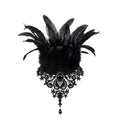 Eddard Feather Lace Collar Necklace