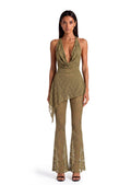 Adla Lace Two Piece Set In Green