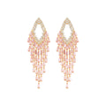 Tate Crystal Tassel Long Earring