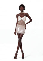Magnolie Sequined Embellished Two Piece Set