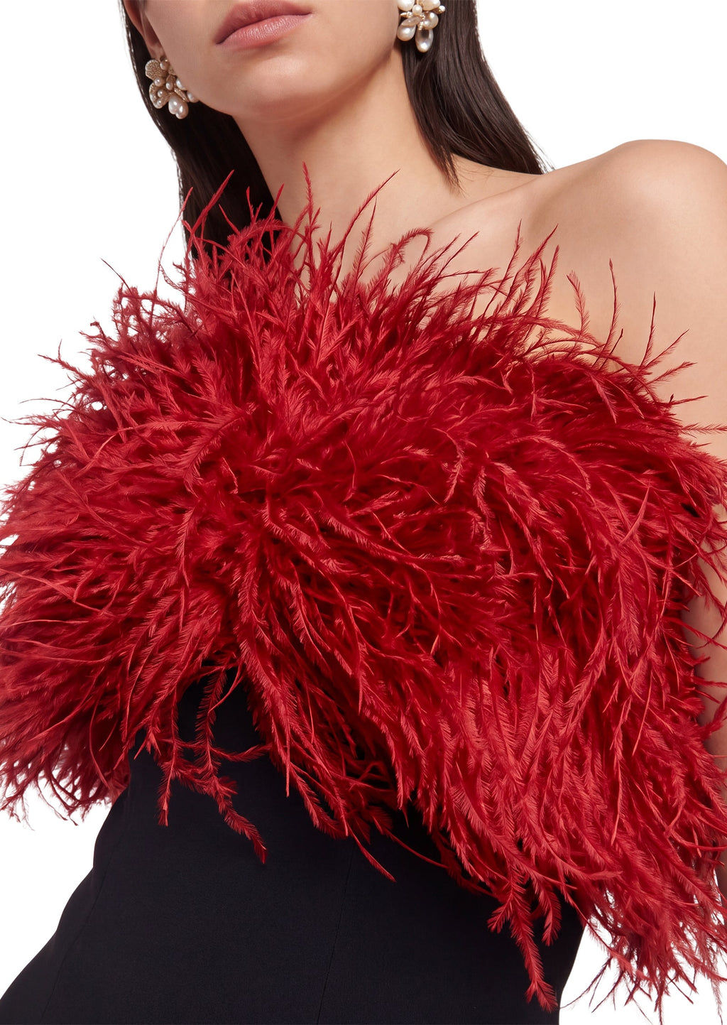 Quade Ostrich Feather Shawl
