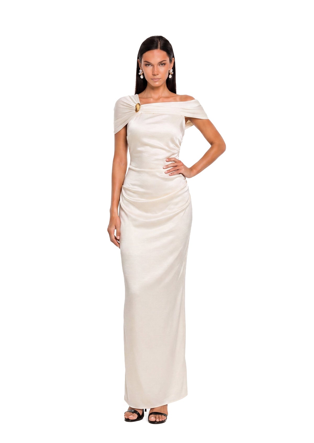 Valerian Satin Maxi Dress