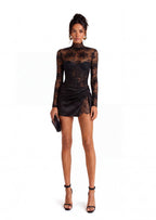 Mana Long Sleeved Lace Bodysuit & Skirt Set