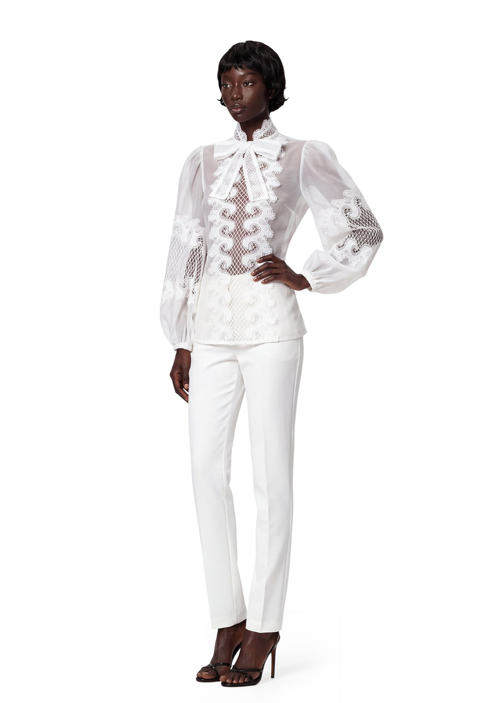 Lakelyn Lace Top In White