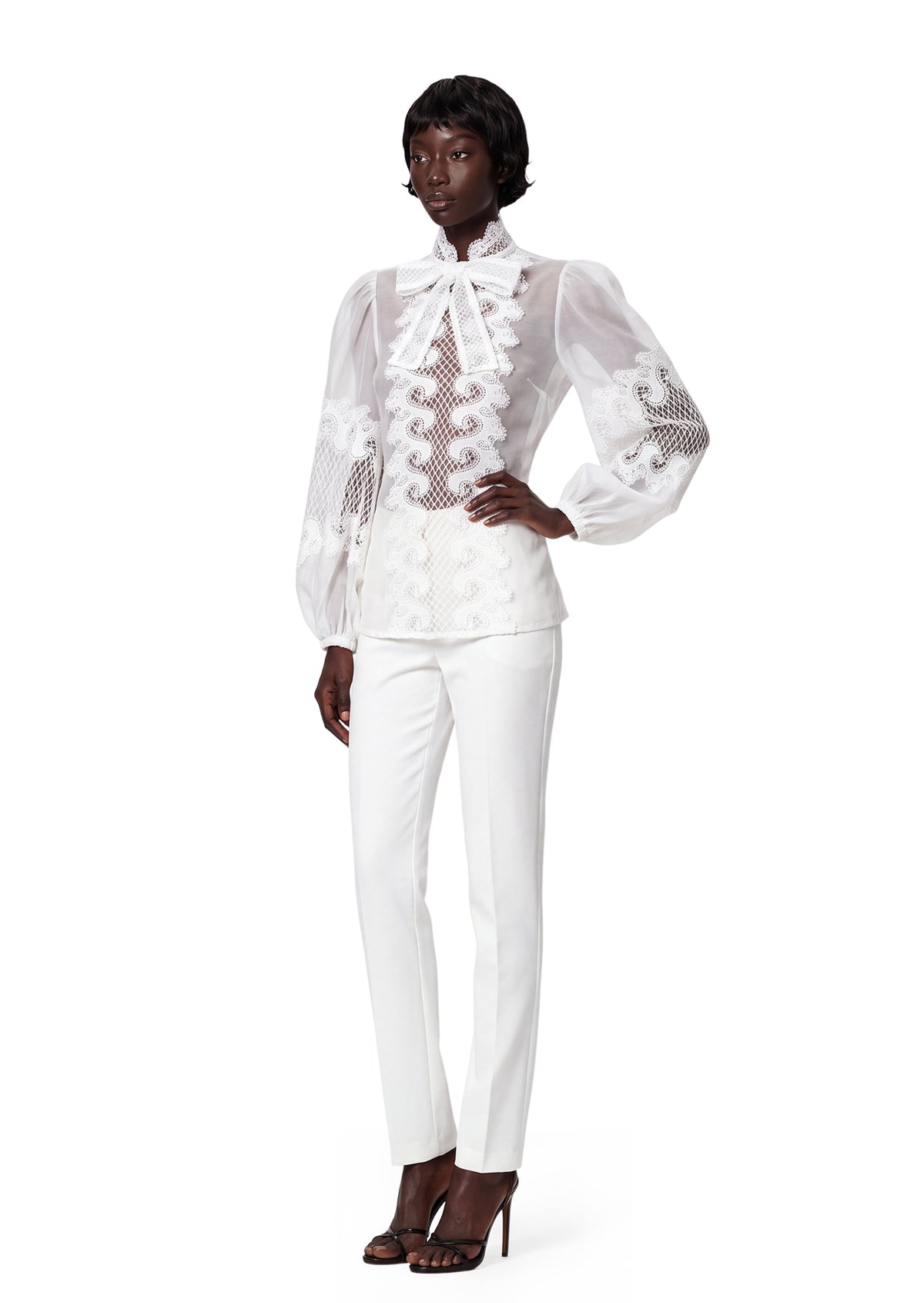 Lakelyn Lace Top In White