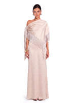 Tabor Satin Off Shoulder Maxi Dress