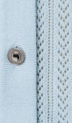 Openwork Jersey Maxi Skirt Sets In Baby Blue