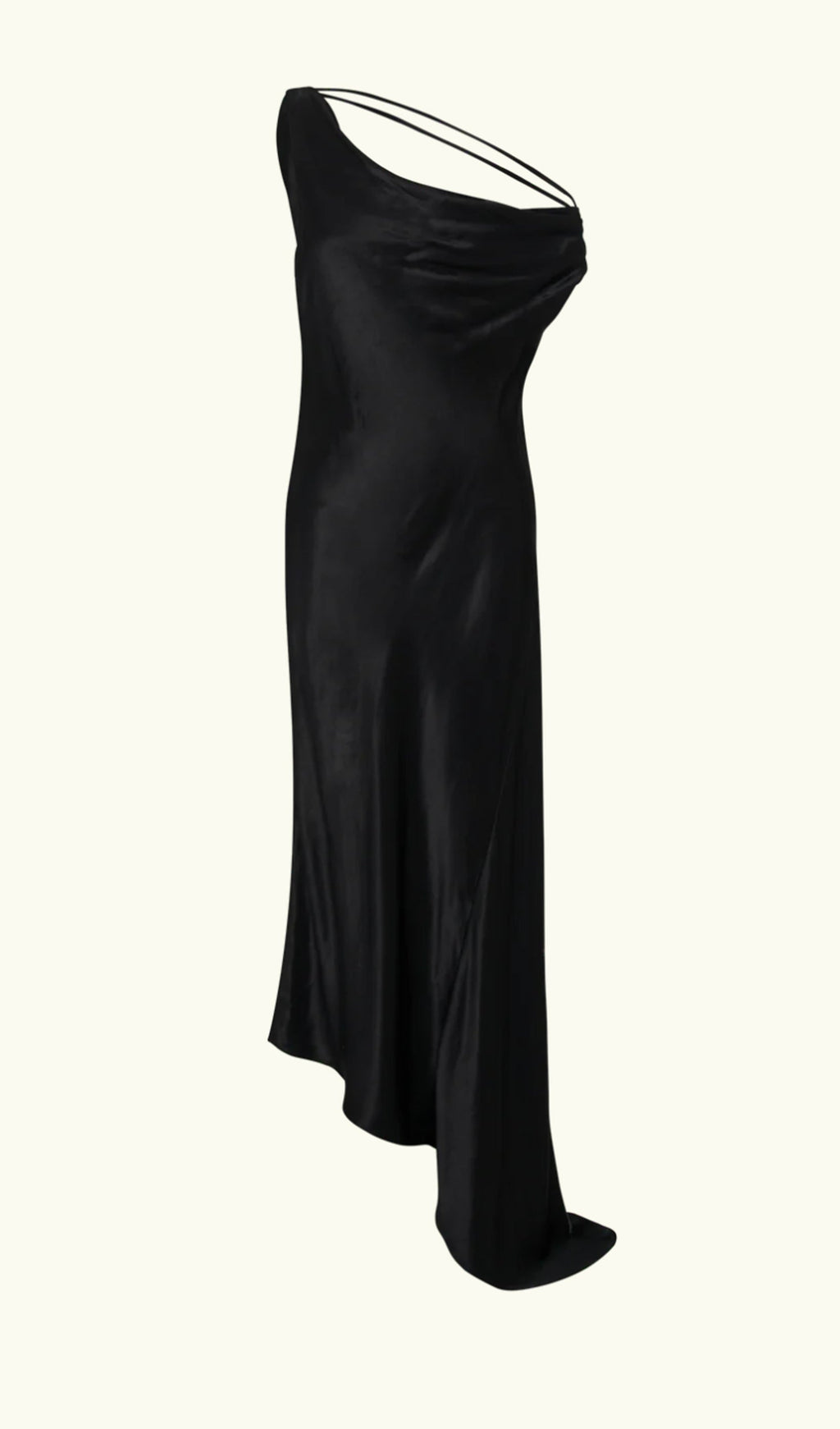 Slip With Asymmetrical Hem Maxi Dress