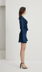 Cowl Neck  Mini Dress