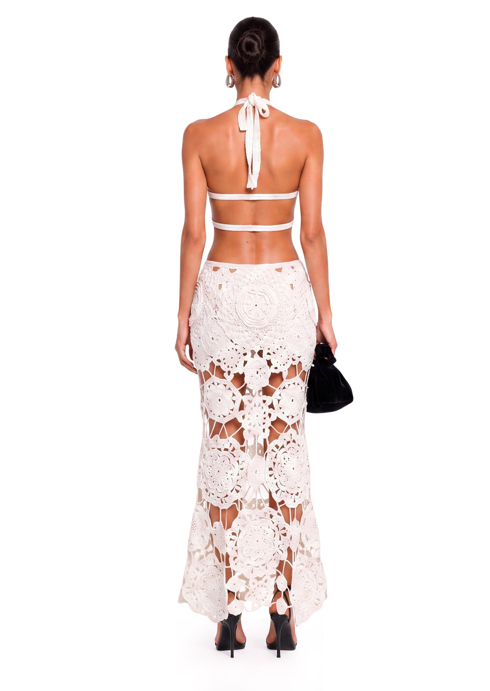 Babette Sleeveless Halter Neck Maxi Dress