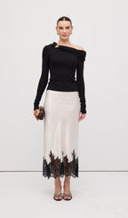 Pleated Off Shoulder Top