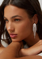 Crystal Tassel Earrings