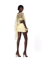 Manae Beach Bustier Skirt Sequined Cover Up Set