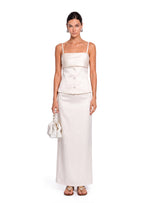 Ladonna Satin Sleeveless Maxi Dress
