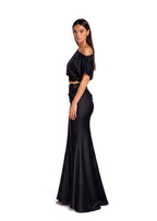 Kahiau One Shoulder Lace Top & Fishtail Skirt Set