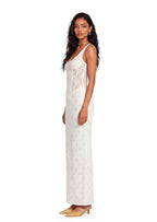 Walt Lace Sleeveless Maxi Dress In White
