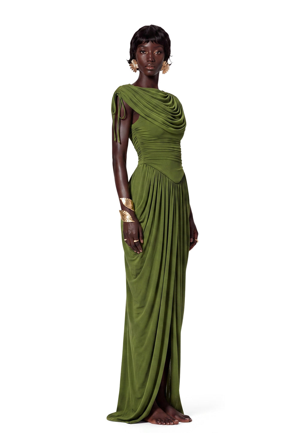 Wambleeska Strapless Stretch Maxi Dress