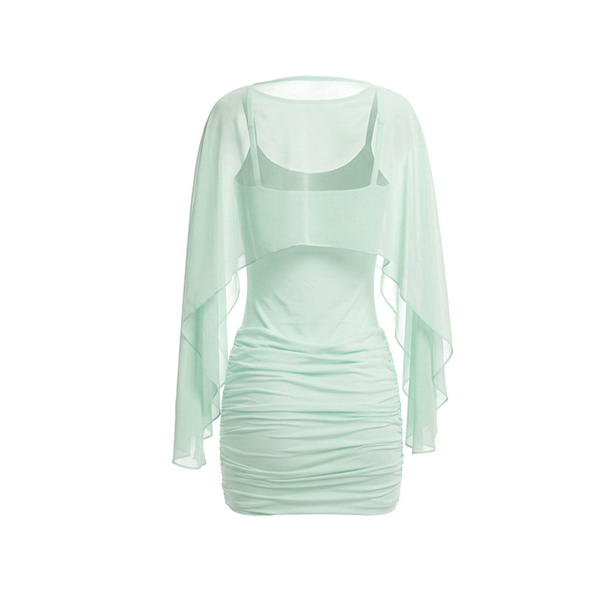Eamon Long Sleeved Stretch Mini Dress