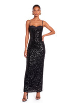 Gagenia Sequin Sleeveless Maxi Dress