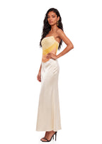 Tafari Tassel Strapless Maxi Dress