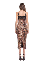 Daisuke Sequin Lace Midi Dress
