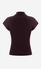 Sleeveless Knitted With Pleats Top