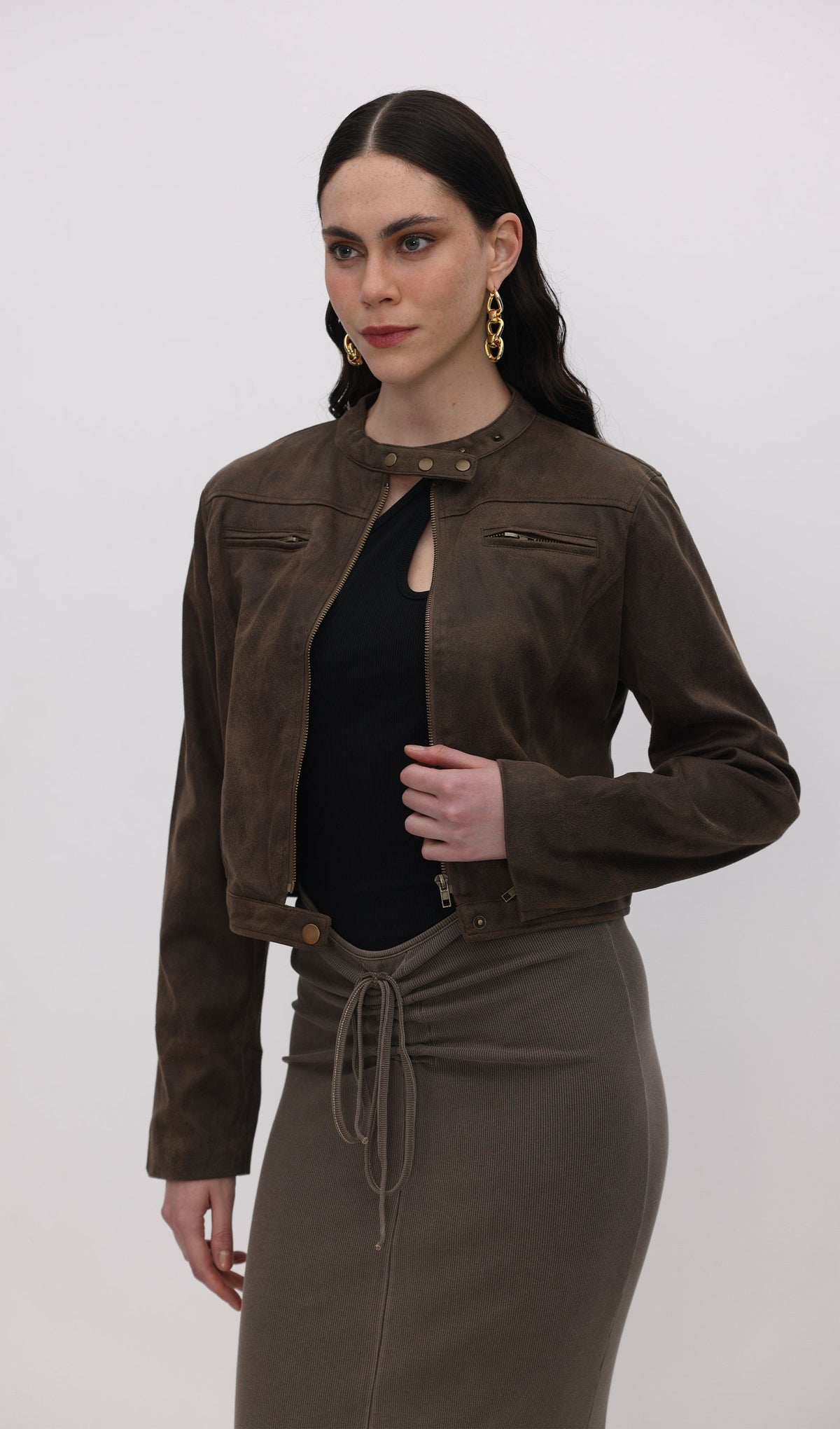 Moto Jacket Chocolate