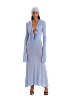 Kazi Long Sleeved Sheer Midi Dress