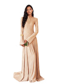 Lakeithia V Neck Knitted Maxi Dress