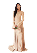 Lakeithia V Neck Knitted Maxi Dress