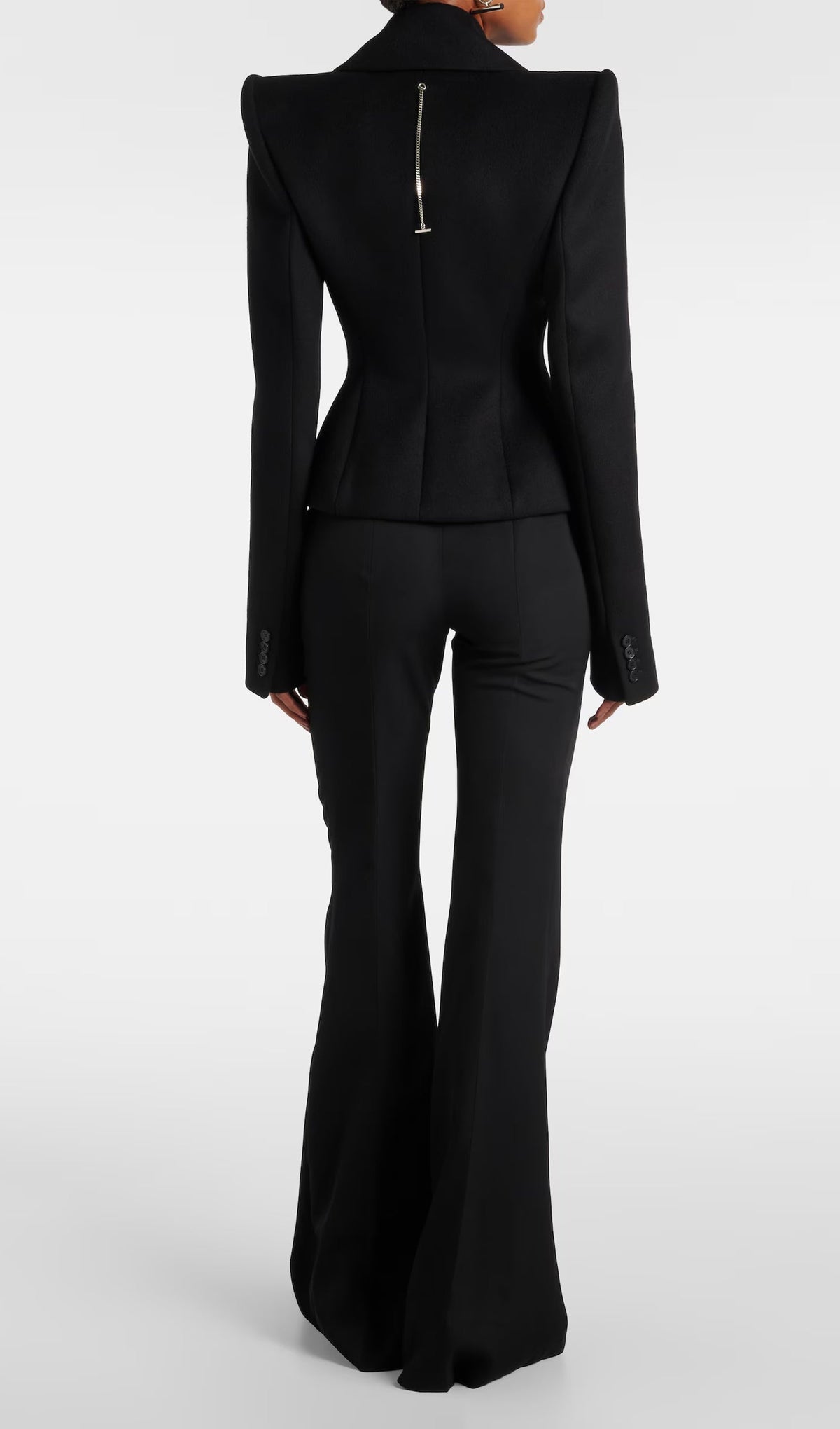 Double Breasted Wool And Cashmere Blazer