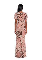 Valencia Floral Short Sleeve Maxi Dress