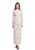 Daichi Long Sleeve Lace Maxi Dress