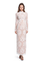 Daichi Long Sleeve Lace Maxi Dress