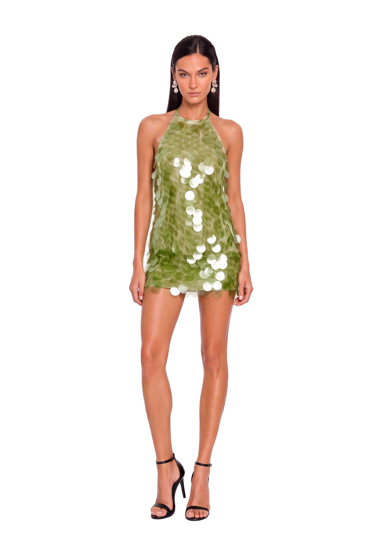 Machiko Sleeveless Open Back Mini Dress