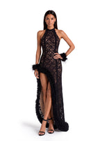 Mayhem Sleeveless Lace Maxi Dress In Black