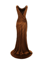 Macawi Satin Sleeveless Maxi Dress