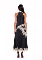 Tadhg Satin Lace Sleeveless Dress Set