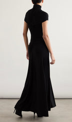 Ruched Jersey Maxi Dress