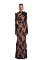 Pala Lace Maxi Dress In Black