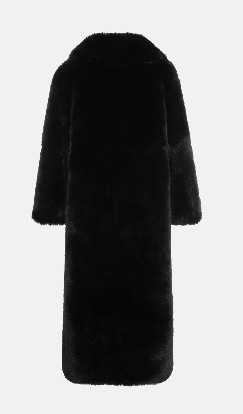 Black Maxi Length Eco-Coat