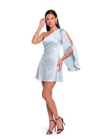 Nahal Satin Off Shoulder Mini Dress