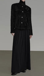 Feather Cardigan Coat